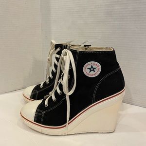 Chuck Taylor Style Sneakers heels size 8